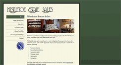 Desktop Screenshot of mistletoesales.net